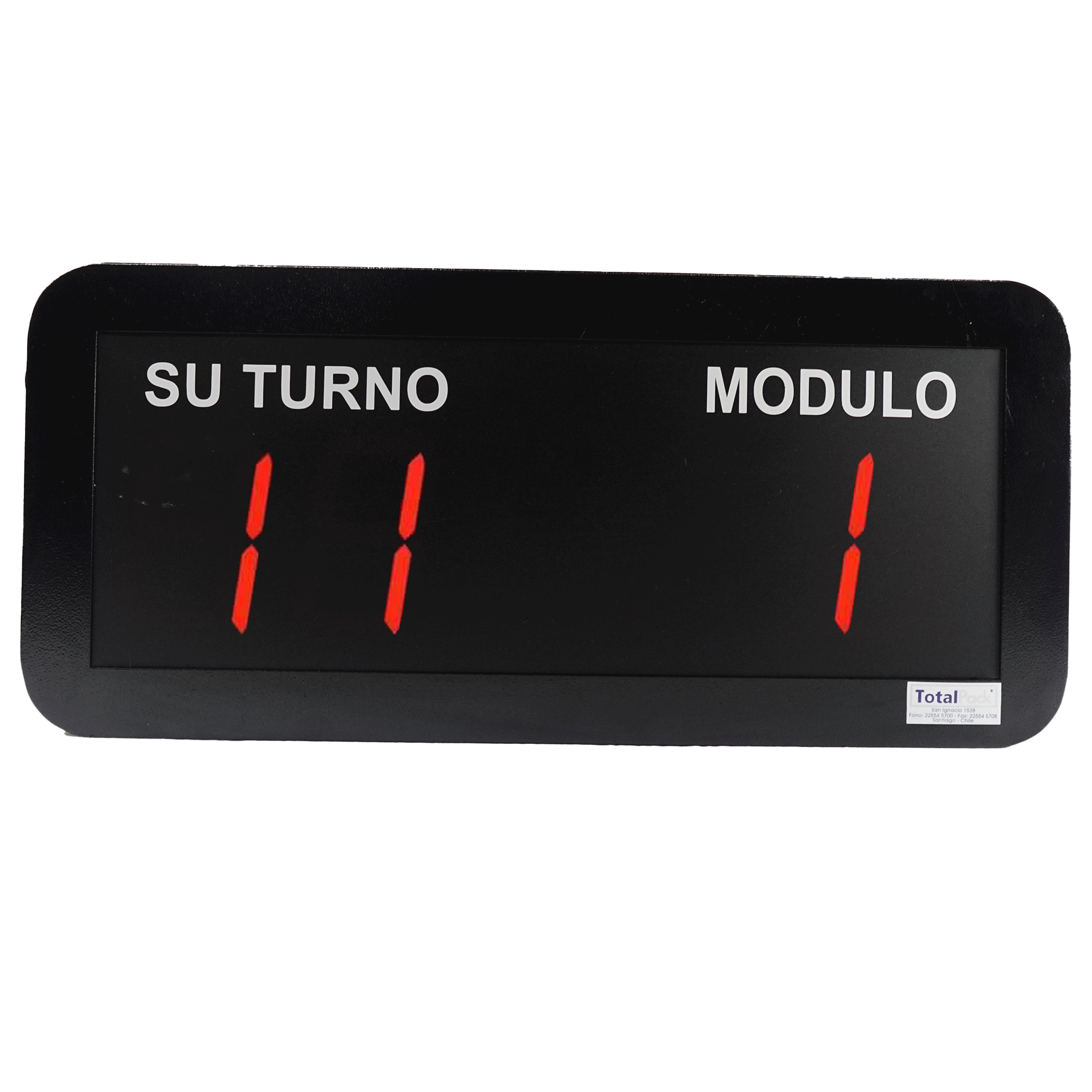 pantalla turnos 16 puntos
pantalla turnos alámbrica maestra
pantalla su turno negocios
pantalla de turnos con sonido
sistema de atención al cliente
pantalla gestión de filas
pantalla turnos oficinas
pantalla con conexión esclava
pantalla turnos alta resolución
pantalla maestra 16 ptos