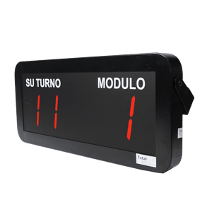 Pantalla Módulo de Turnos Alámbrica Esclava – 8 Pts - TotalPack