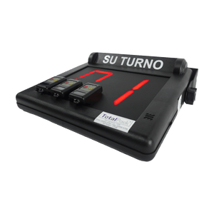 Pantalla Turno Simple Inalámbrica Maestra - TotalPack