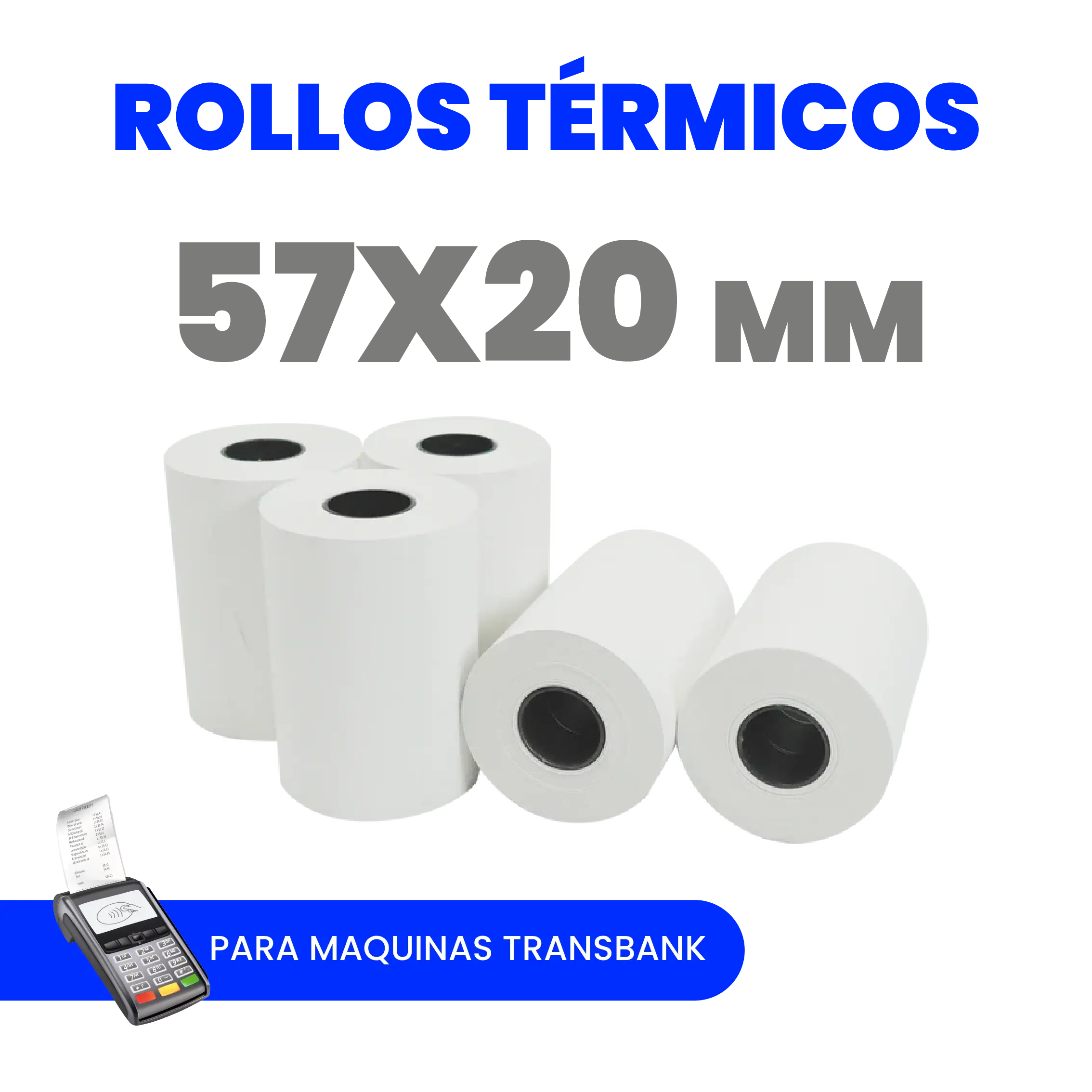 Pack de Rollo Térmico 57x20 48g - TotalPack