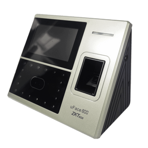 terminal multibiométrico ZKTeco uFace800, control de asistencia biométrico, reconocimiento facial y huella digital, reloj biométrico ZKTeco, gestión de tiempo y asistencia, control de acceso con tarjeta RFID, dispositivo de control de personal, seguridad biométrica empresarial, terminal de identificación multifactor, sistema de control de acceso avanzado