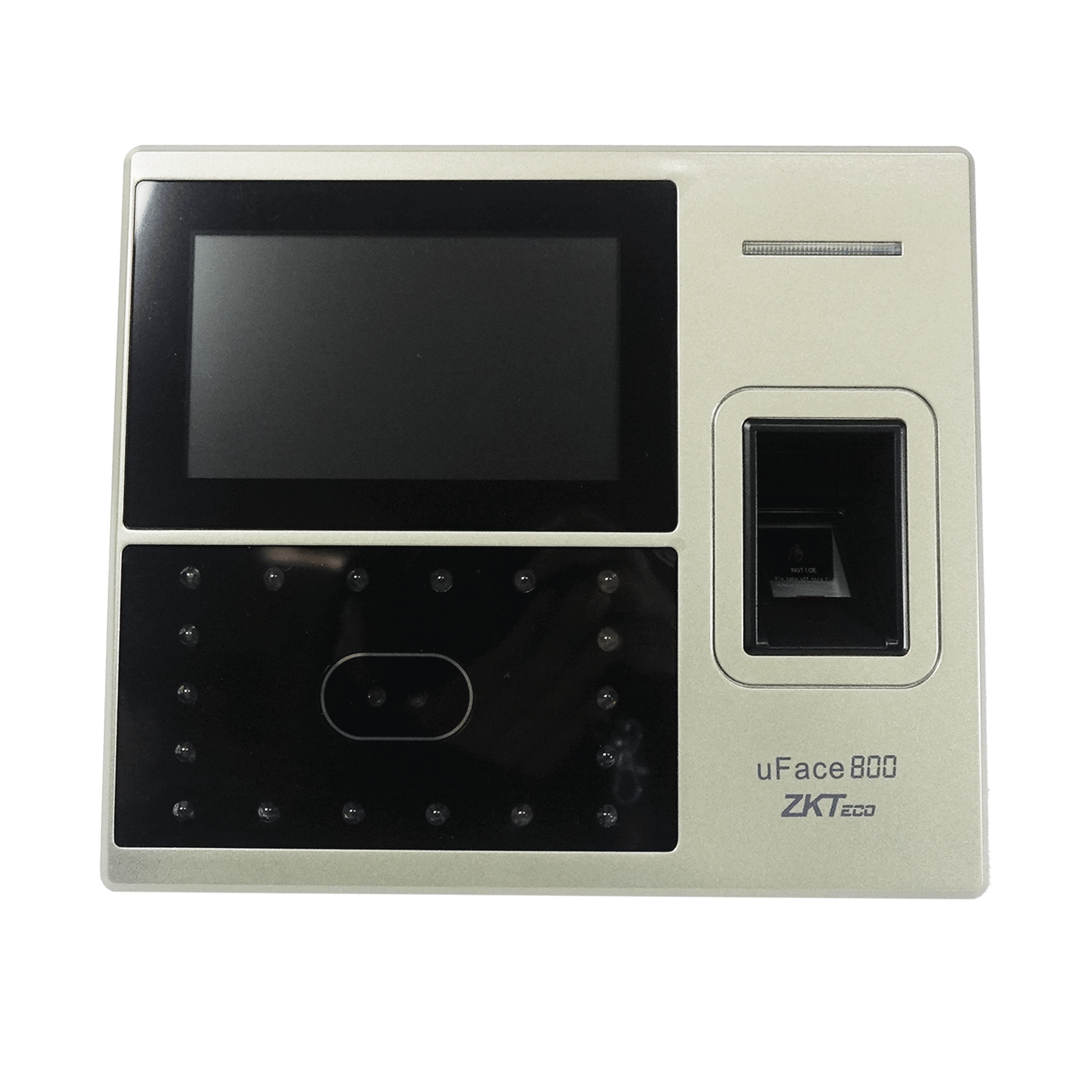 terminal multibiométrico ZKTeco uFace800, control de asistencia biométrico, reconocimiento facial y huella digital, reloj biométrico ZKTeco, gestión de tiempo y asistencia, control de acceso con tarjeta RFID, dispositivo de control de personal, seguridad biométrica empresarial, terminal de identificación multifactor, sistema de control de acceso avanzado