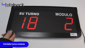 pantalla turnos 16 puntos
pantalla turnos alámbrica maestra
pantalla su turno negocios
pantalla de turnos con sonido
sistema de atención al cliente
pantalla gestión de filas
pantalla turnos oficinas
pantalla con conexión esclava
pantalla turnos alta resolución
pantalla maestra 16 ptos