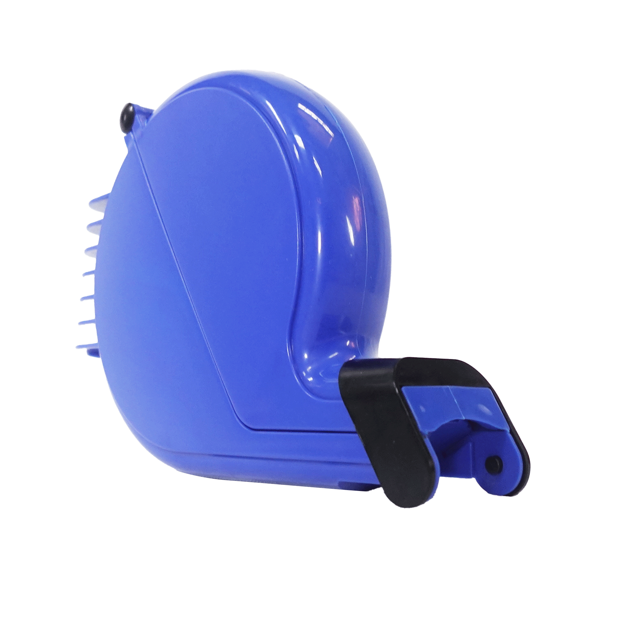 dispensador de turnos azul, dispensador manual de tiquetes, dispensador tipo caracol, gestión de filas de espera, sistema de turnos manual, dispensador para atención al cliente, organizador de turnos en comercios, dispensador de tiquetes numerados
