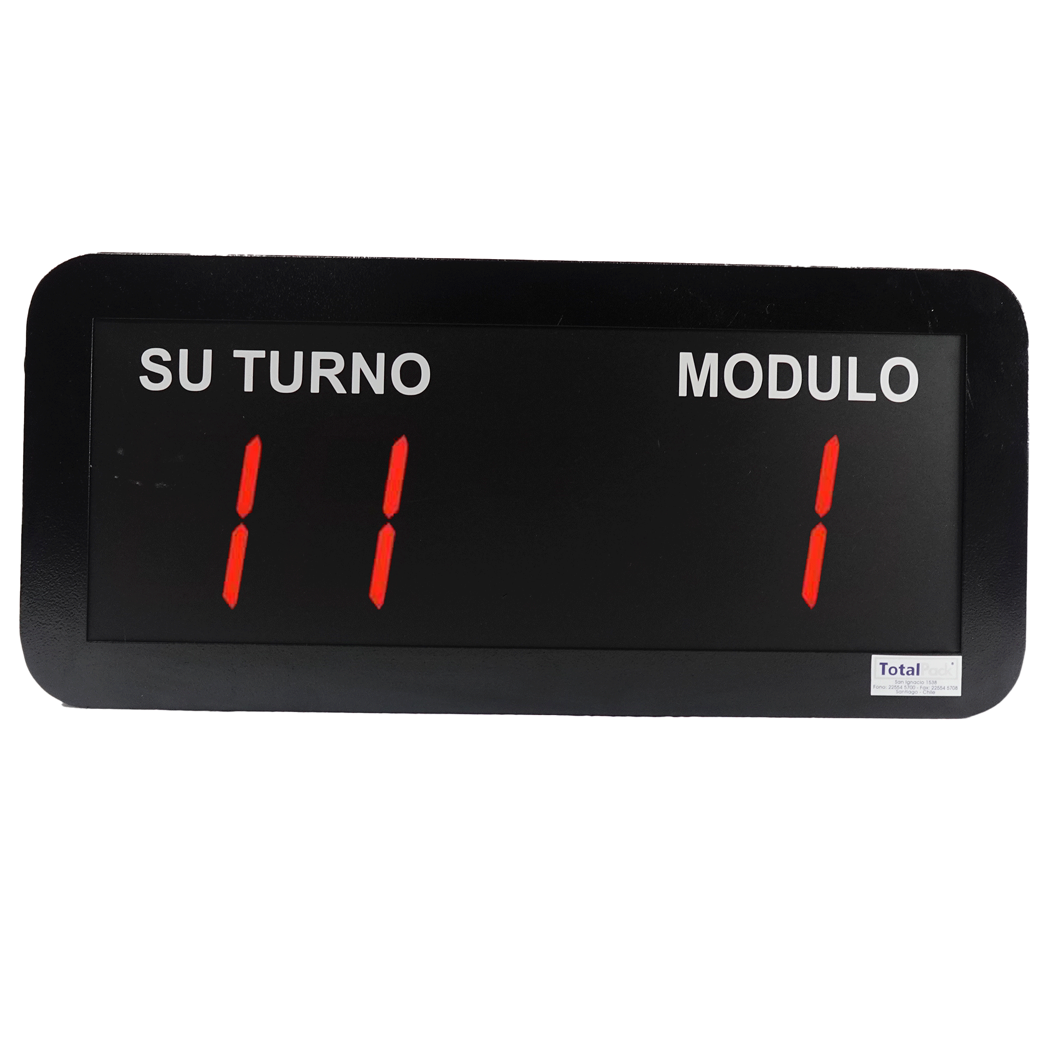 Pantalla Modulo Turnos Alambrica 16 Ptos. Maestra