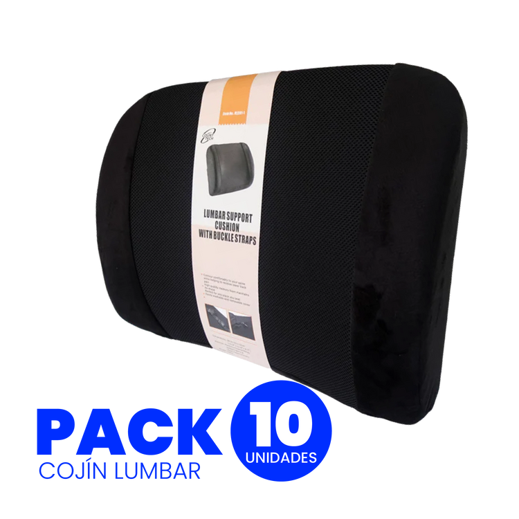 respaldo, cojín lumbar, ergonómico, cojín lumbar ergonómico, pack cojines lumbares 10 unidades, soporte lumbar para oficina, cojín para dolor de espalda, ergonomía para escritorio, cojín lumbar para silla de auto, accesorios, ergonómicos para empresas, mejorar postura al sentarse, cojín lumbar para home office, soporte ergonómico zona lumbar, cojín para jornadas largas de trabajo
cojín lumbar cómodo y liviano
ergonomía en el entorno laboral