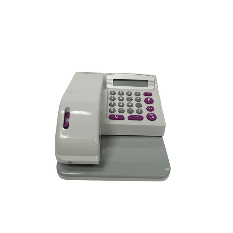 protectora de cheques , impresora de cheques antifraude, máquina para imprimir cheques en relieve, equipo de seguridad financiera, protectora de cheques con pantalla LCD, impresora de cheques multi-moneda, dispositivo para prevención de fraudes en cheques