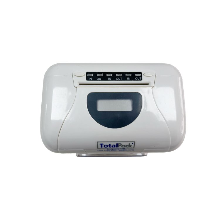 Reloj Control K310, Reloj Control
reloj control de asistencia K310  
marcador de asistencia tradicional  
control manual de entradas y salidas  
reloj de tarjetas para asistencia  
sistema de asistencia con impresión  
reloj de marcaje con turnos  
registro de atrasos con tinta roja  
reloj asistencia oficina pequeña  
control horario manual  
cinta marcaje UER  
reloj control pyme
Pyme
tarjetas para reloj K310