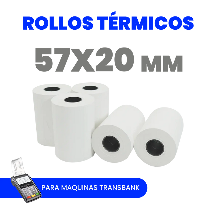Pack de Rollo Térmico 57x20 48g - TotalPack