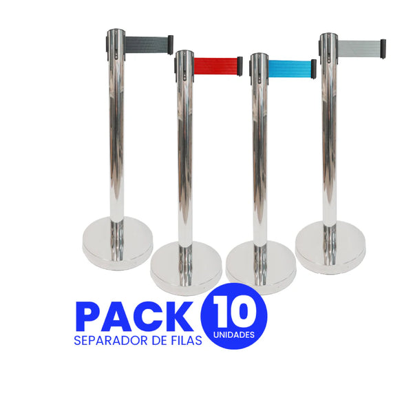 Pack 10 Unidades | Huincha Retráctil 2 Metros