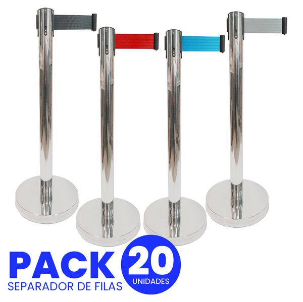 Pack 20 Unidades | Huincha Retráctil 2 Metros