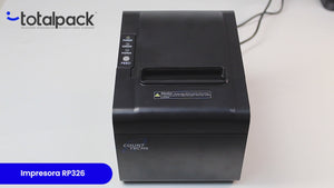 Impresora térmica RP326 de 80mm para tickets y recibos. Tecnología térmica directa, alta velocidad y sin necesidad de tinta. Compatible con rollos térmicos 80mm. Ideal para comercios y puntos de venta