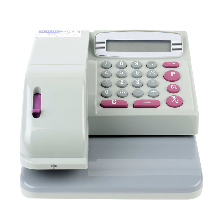 protectora de cheques , impresora de cheques antifraude, máquina para imprimir cheques en relieve, equipo de seguridad financiera, protectora de cheques con pantalla LCD, impresora de cheques multi-moneda, dispositivo para prevención de fraudes en cheques