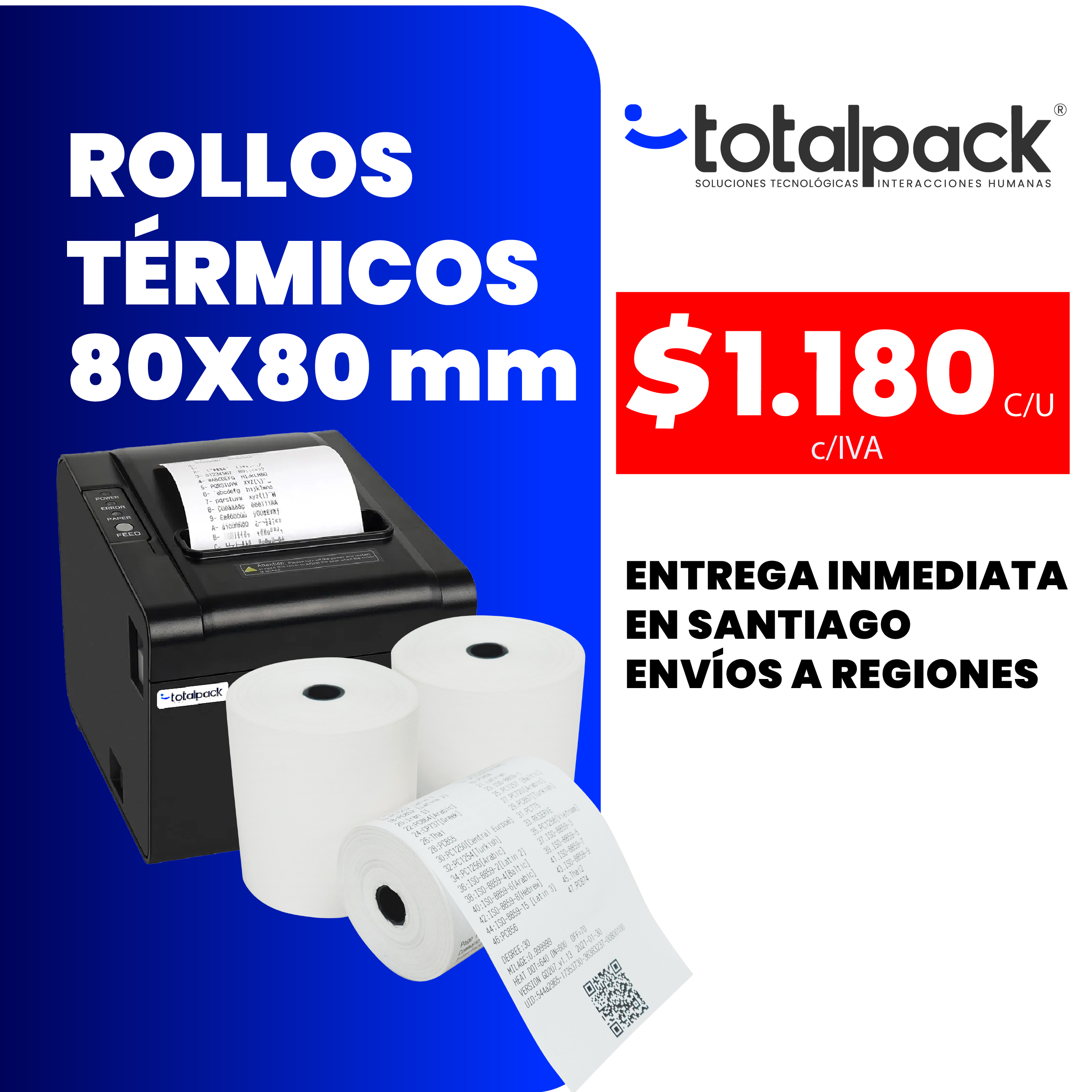 Rollo Térmico 80x80 48g