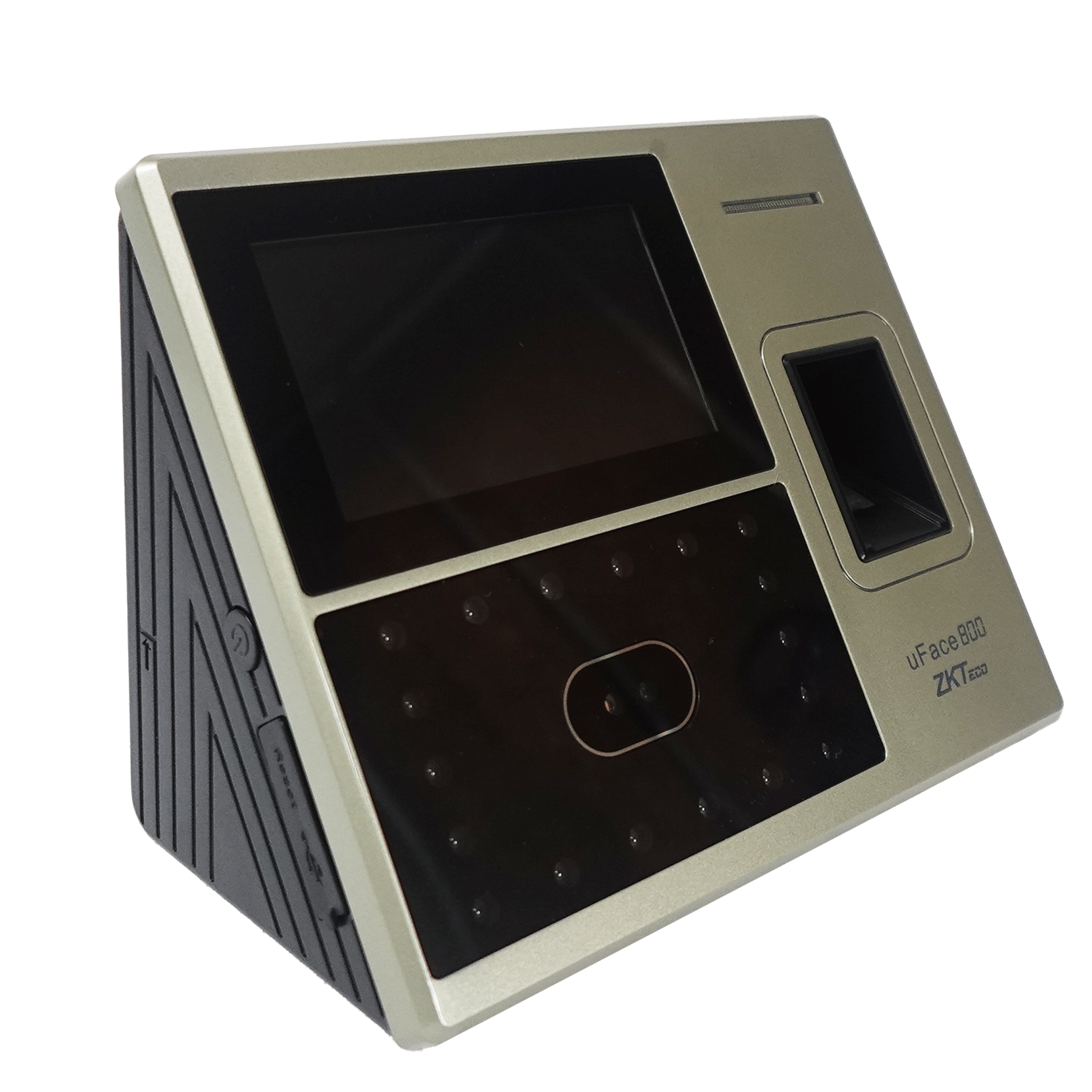 terminal multibiométrico ZKTeco uFace800, control de asistencia biométrico, reconocimiento facial y huella digital, reloj biométrico ZKTeco, gestión de tiempo y asistencia, control de acceso con tarjeta RFID, dispositivo de control de personal, seguridad biométrica empresarial, terminal de identificación multifactor, sistema de control de acceso avanzado